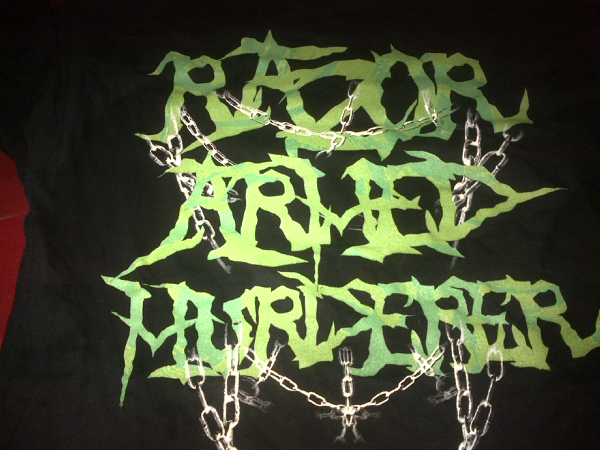 kaos tshirt metal lokal