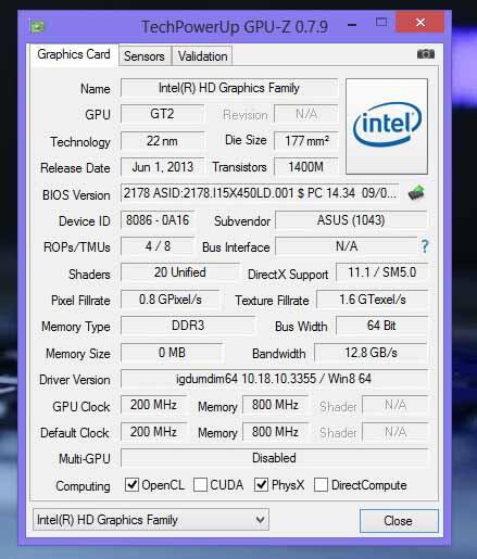 &#91;Notebook&#93; A450L / X450LD, Haswell Core i5 + GeForce 820m