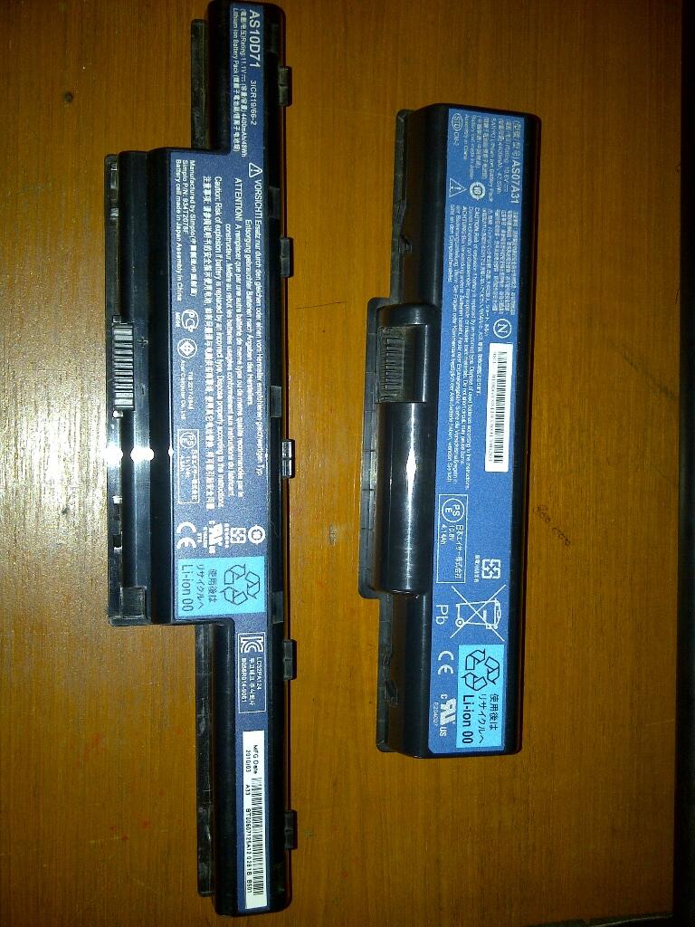 Baterai acer AS07A31 dan AS10D71 !!!