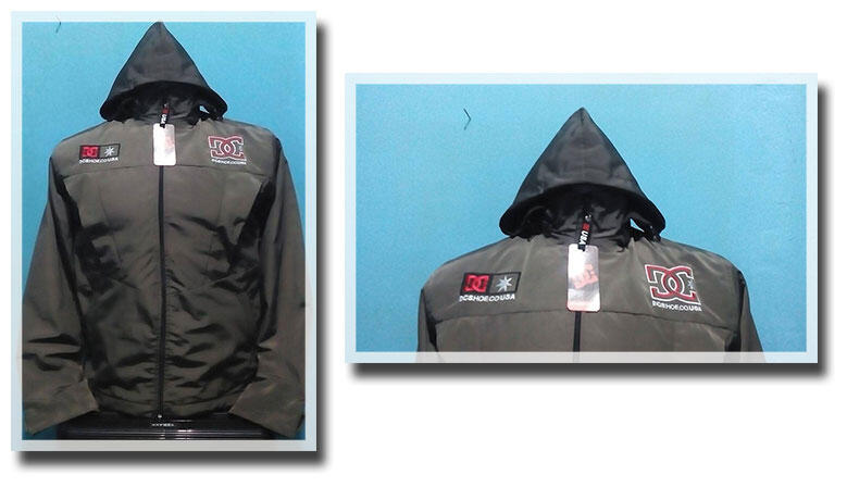 Jaket DC Despo Hijau Army, harga grosir, hanya Rp 120.000