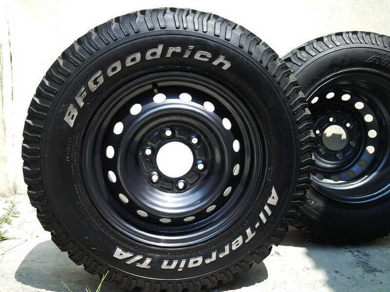 Terjual Velg  kaleng  ford ranger 16   plus BF Goodrich AT 