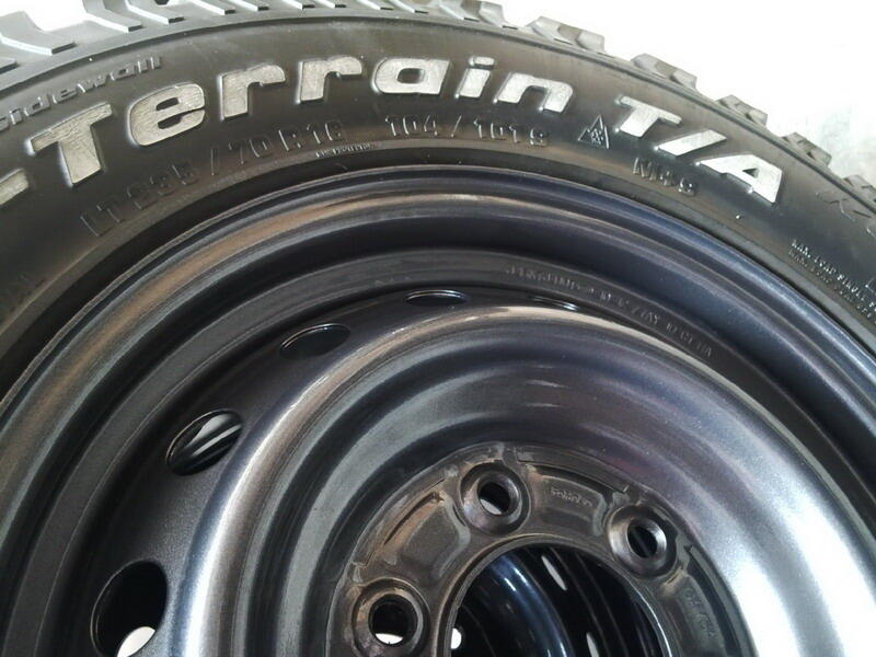 Terjual Velg kaleng ford ranger 16” plus BF Goodrich AT PCD 6x139 (Land