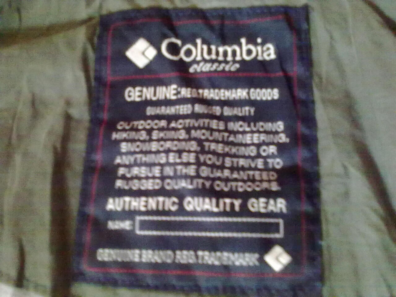 lelang jaket outdoor/gunung columbia,nike ACG,polo ralph lauren original mulus(ob40k)