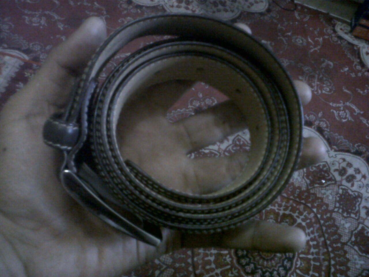 JUAL CEPAT IKAT PINGGANG KULIT COKLAT BOGEA SENI!! KEREN GAN!!