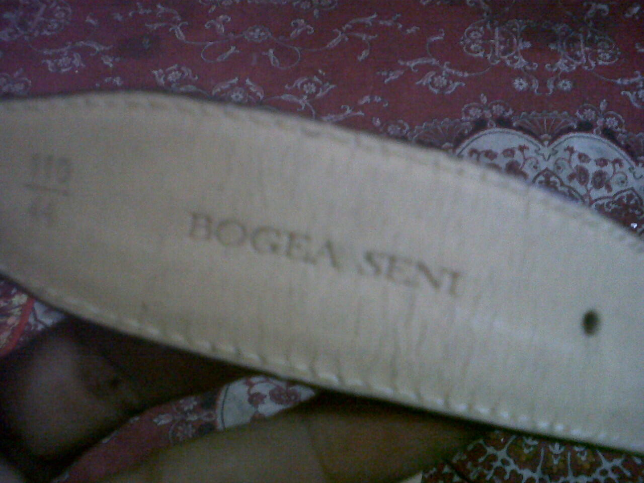 JUAL CEPAT IKAT PINGGANG KULIT COKLAT BOGEA SENI!! KEREN GAN!!