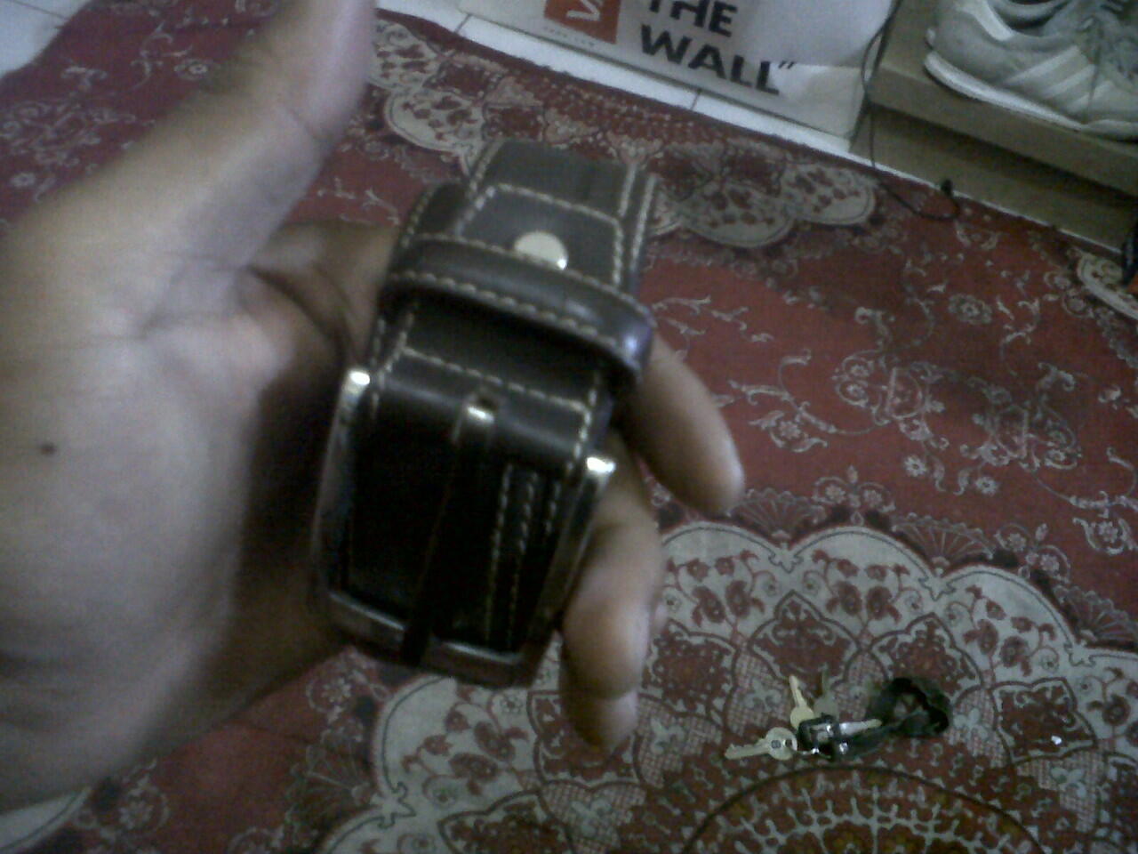 JUAL CEPAT IKAT PINGGANG KULIT COKLAT BOGEA SENI!! KEREN GAN!!
