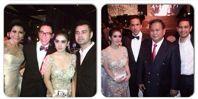 ( Sesuatu ) Syahrini pamer foto bareng Prabowo