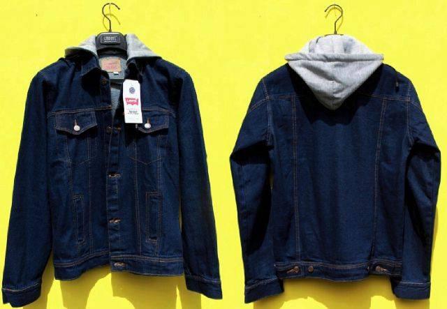 JAKET JEANS LEVIS, JAKET JEANS LEVIS + HOODY ( JAKET ARIEL ) KEREN MUMER