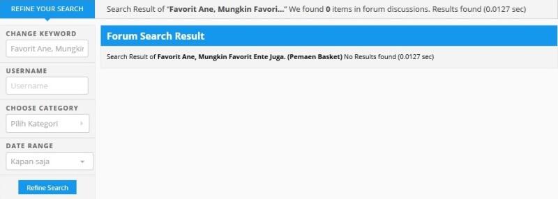 Favorit Ane, Mungkin Favorit Ente Juga. (Pemaen Basket)