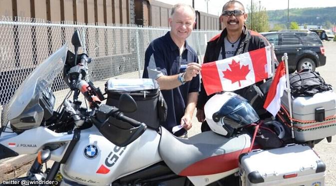 Keliling Dunia dengan Motor, Bikers Asal Bandung indonesia Tembus Brasil