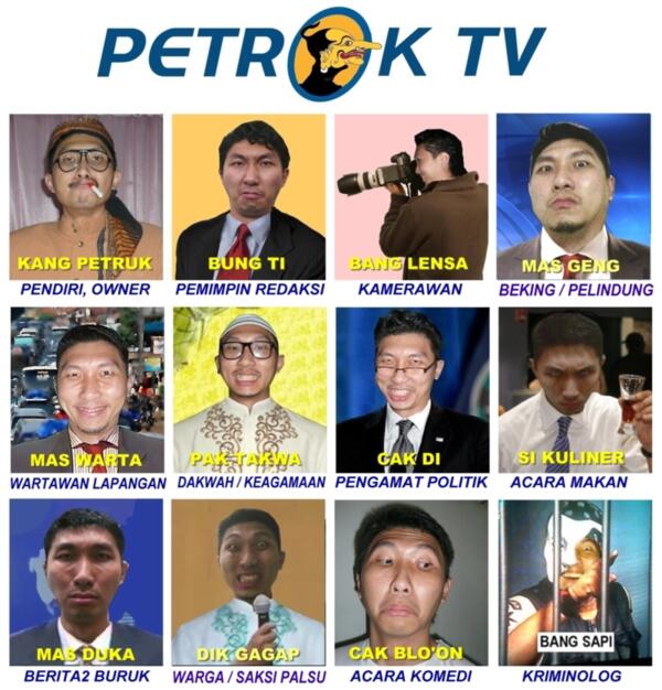 PETRUK TV: stasiun tv plesetan