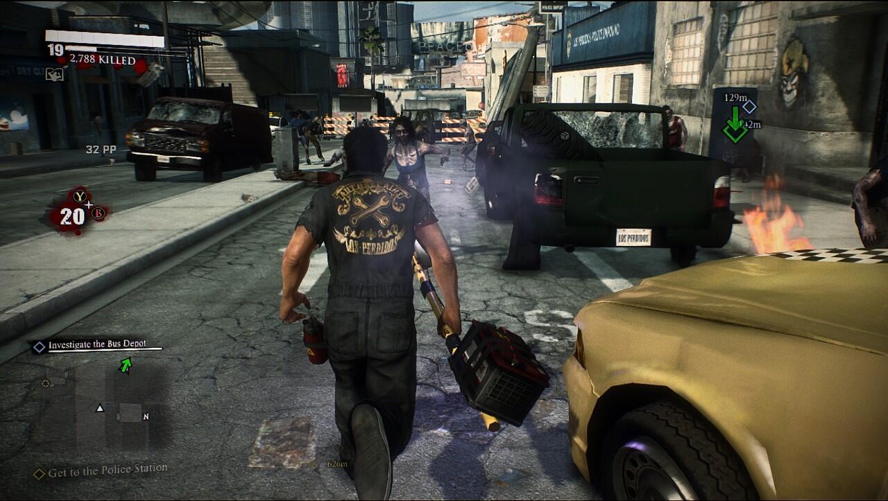 Dead rising изображение на мониторе