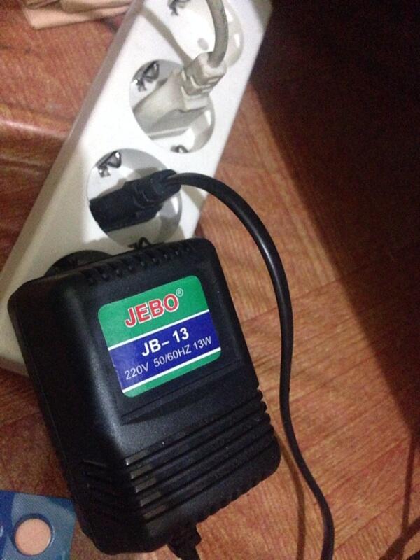 Hang on filter jebo 503 & lampu jebo jb-13 for aquascape