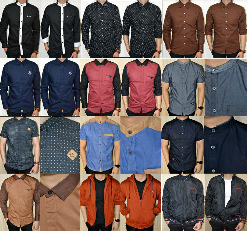 Jual Kemeja | Sweater | Jacket | Kaos | Model saat ini gak bakal ketinggalan Jaman