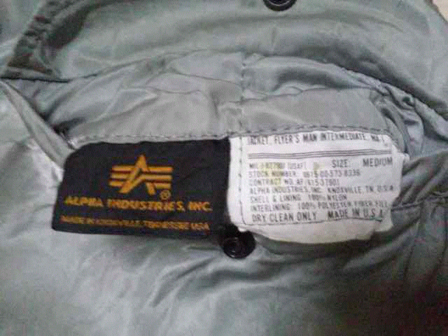 Jacket jaket Alpha industries flyers man intermediate MA-1