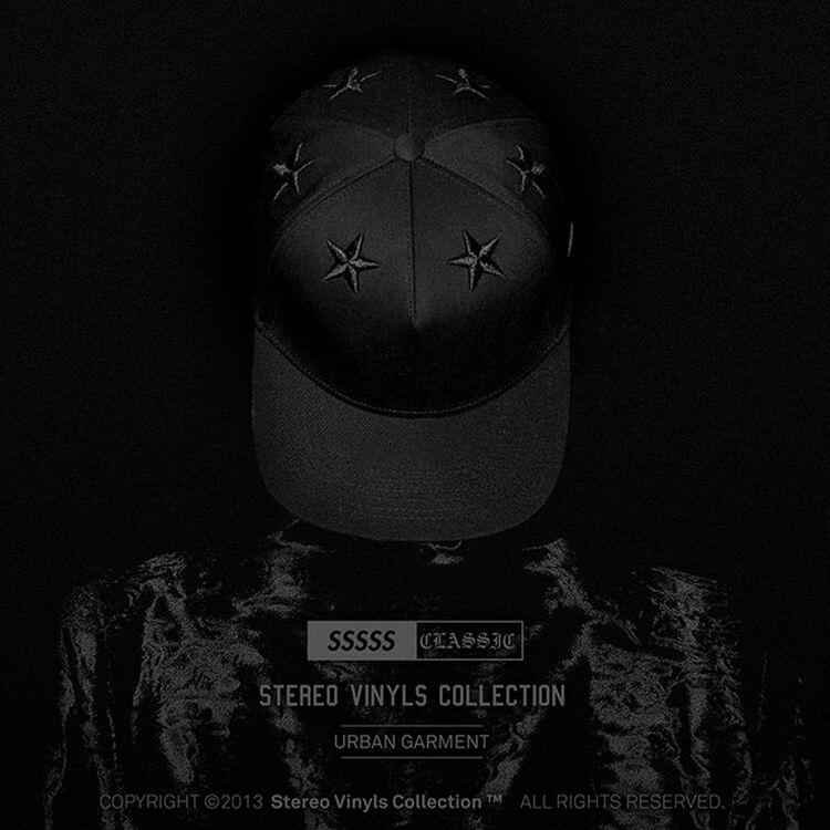 STEREO SIX STARS SNAPBACK SSSSS Classic Stealth (Black/Black)