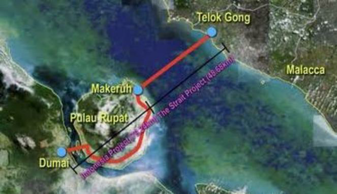 CT "Dibujuk" Malaysia Bangun Jembatan Dumai-Malaka !!!