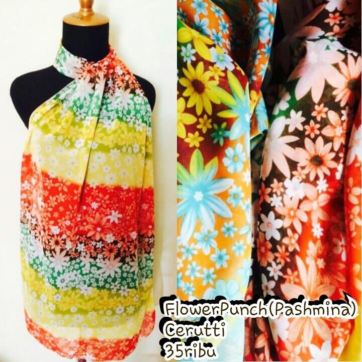 Pashmina Cantik Handmade by SekarQu (New&Limited Edition)