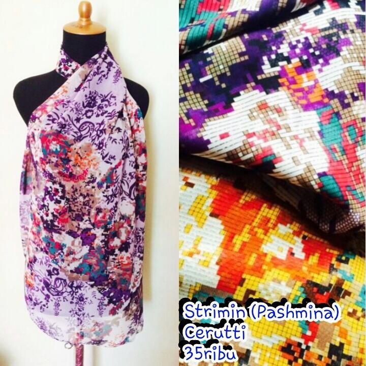 Pashmina Cantik Handmade by SekarQu (New&Limited Edition)
