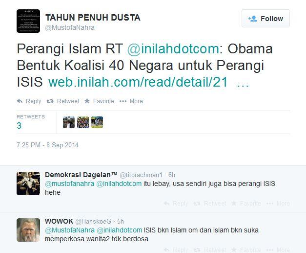 Mustofa Nahra pendukung ISIS dari PKS