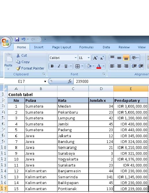 buat pemula cara mengolah data mengunakan pivot excel 2007