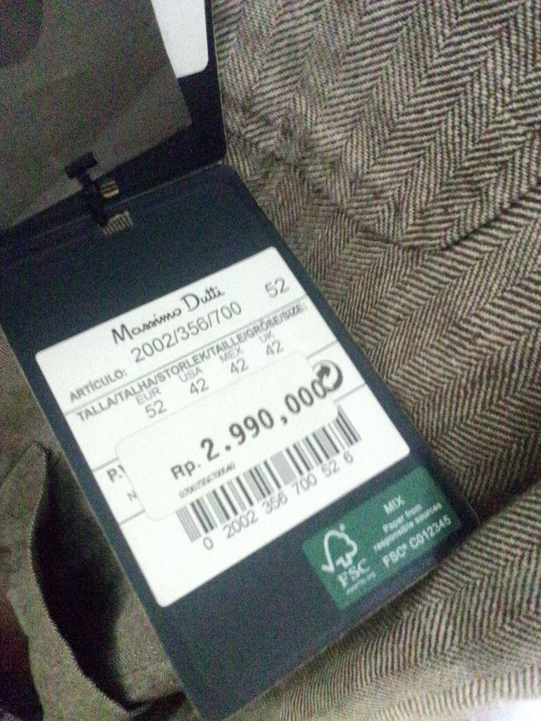 Jas Blazzer Pria Cowok Massimo Dutti Original Jual cepat