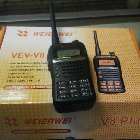 HANDY TALKY WEIRWEI VEV-V8 PLUS VHF 5 W Garansi 1 Tahun