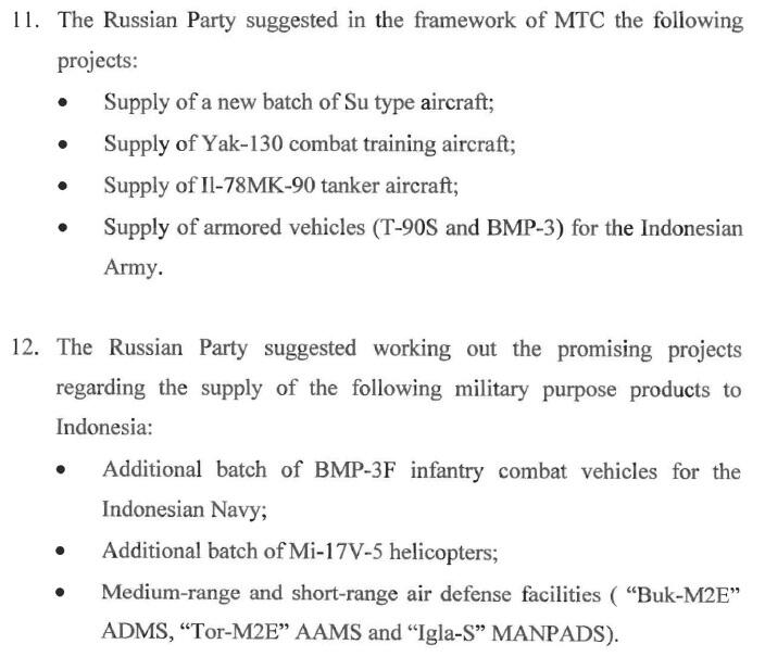 (nostalgia) Buk-M2E, Tor-M2E, Igla-S, Il-78MK90, T-90S Ditawarkan Ke Indonesia