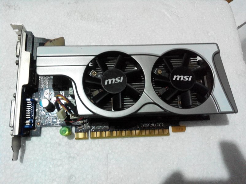 vga msi n430gt dual fan