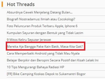 Artis dan Orang-Orang Terkenal Yang Bangga Mengenakan Kain Batik