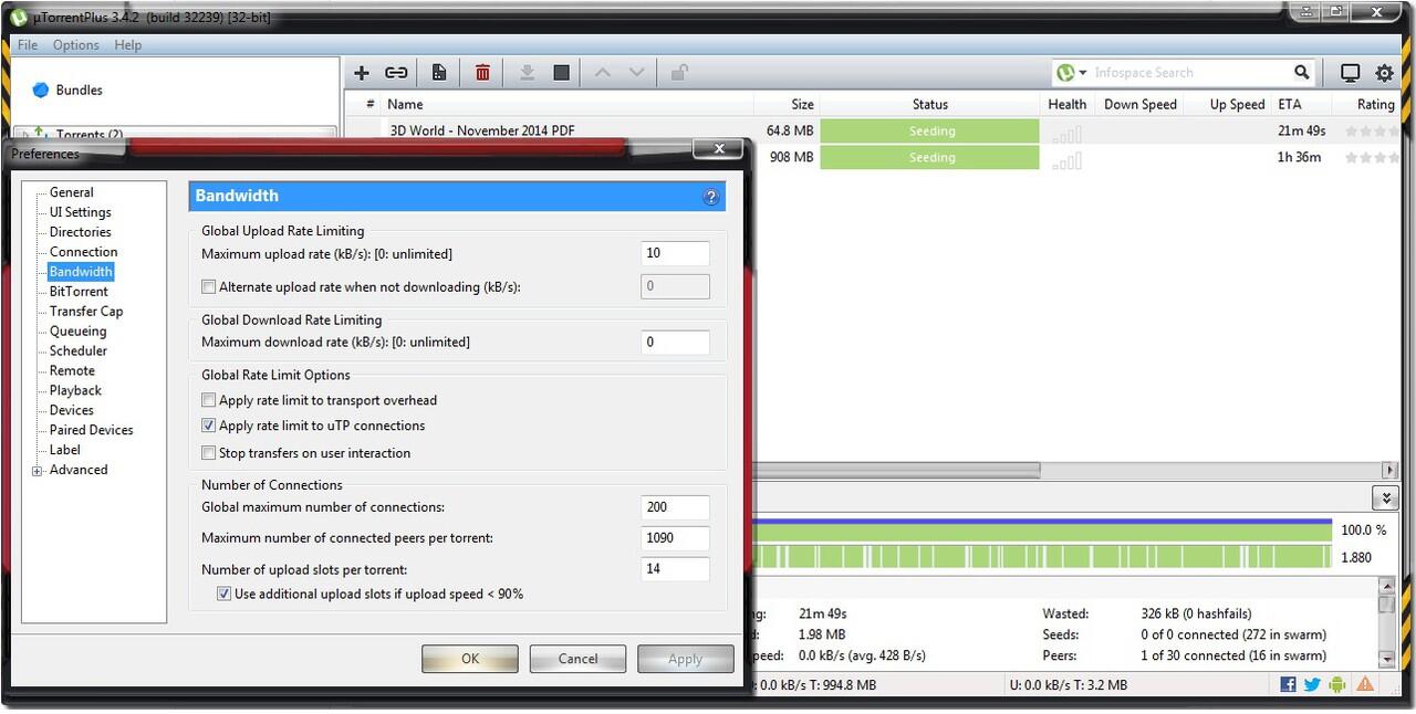 &#91;Share&#93; Yang Mau Trik Download Dari Torrent Full Speed Seperti IDM Masuk 