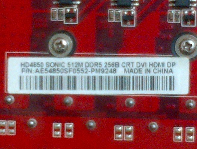 JUAL VGA PCI-EX HD4950 SONIC 512MB 256BIT DDR5 CRT DVI HDMI DP
