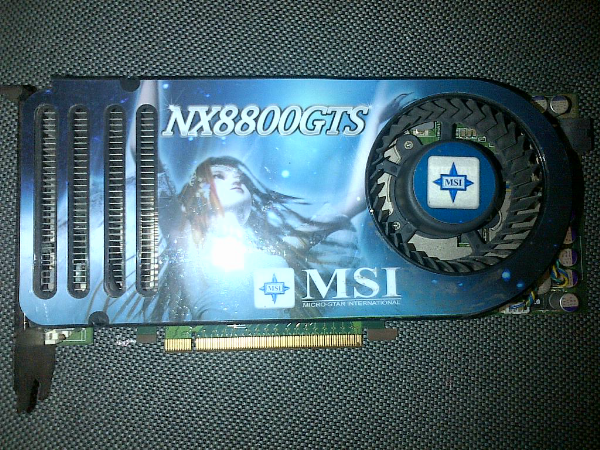 JUAL VGA MSI NX8800GTS-12D320E-HD-OC / 320Mb 320Bit DDR3