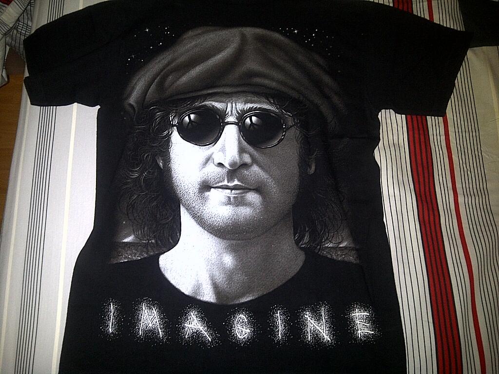 DIJUAL KAOS JOHN LENNON & JIMI HENDRIX