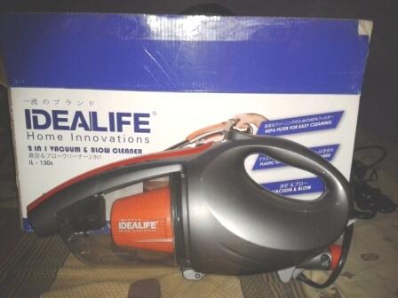Idealife IL-130S Vacuum Cleaner Mobil Penghisap Debu Portable Bisa Blower