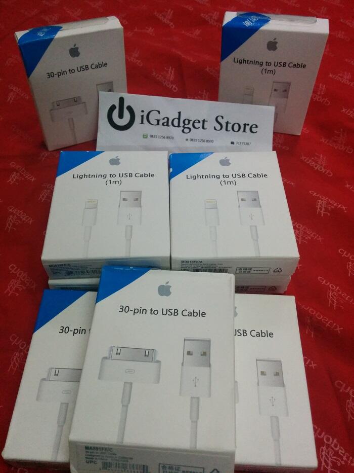 IPHONE 4 4S 5 5S KABEL DATA LIGHTNING CABLE, 30 PIN USB, IPAD, LIFEPROOF, NUGLAS