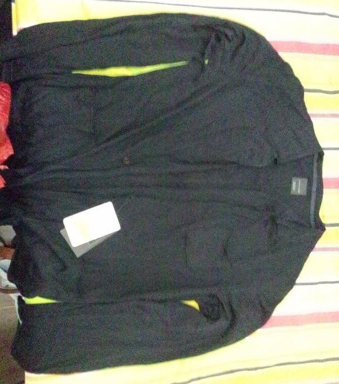 Cardigan hitam Pria Zara M dan XL Discount 75%