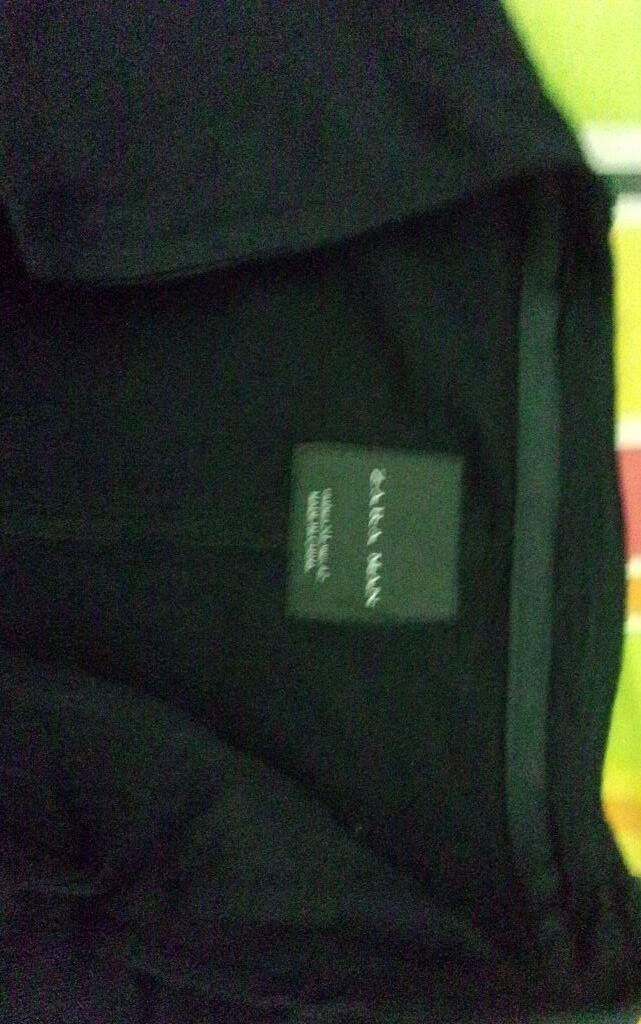 Cardigan hitam Pria Zara M dan XL Discount 75%