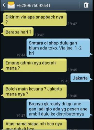 Hati-hati gan pembeli tipu berkeliaran di FJB, maunya gratisan booingin seller