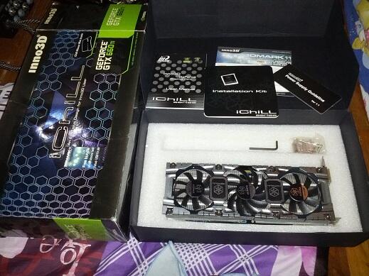 GTX 660TI 3GB inno3d ichill lengkap mulus