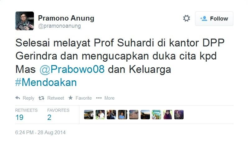 &#91;Cie..cie&#93; Ketua Gerindra: Koalisi Merah Putih Solid karena Megawati Sombong
