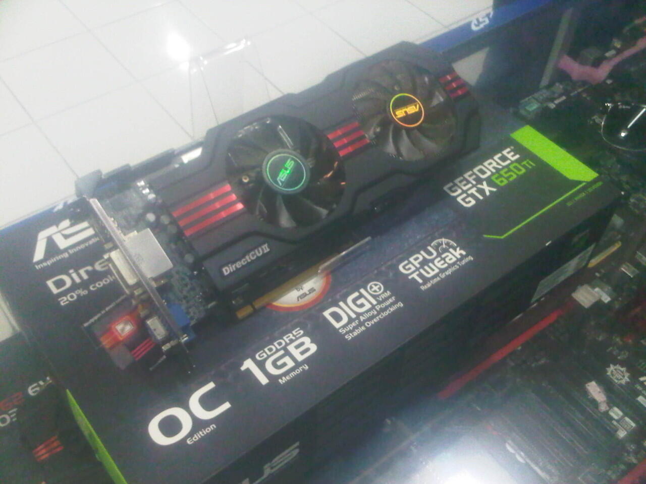 ASUS GTX 650Ti DIRECT CU II OC MULUS NGAYOJOKARTO