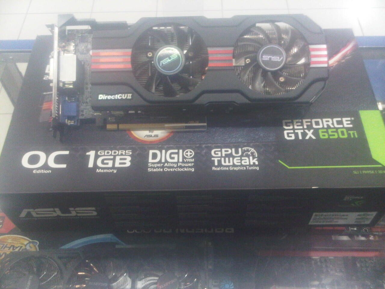 ASUS GTX 650Ti DIRECT CU II OC MULUS NGAYOJOKARTO