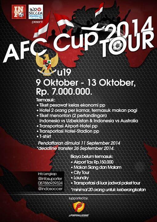 Tour Myanmar Buat Dukung Timnas U19 di Piala Asia 