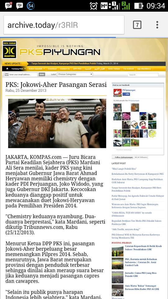 JOKOWI-AHER MENATAP 2019
