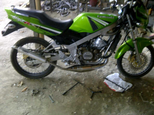 Terjual Knalpot Ninja  2  tak  custom Hand Made KASKUS