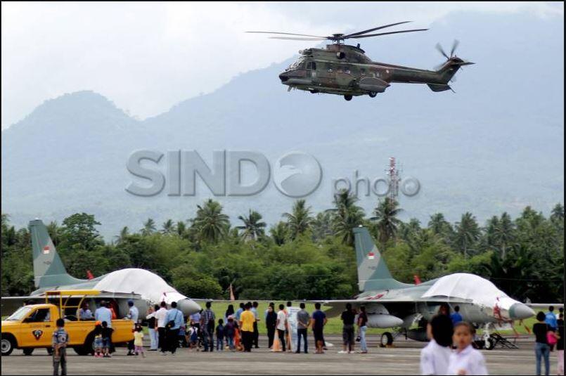 Foto : Pameran Pesawat Tempur TNI AU di Manado 