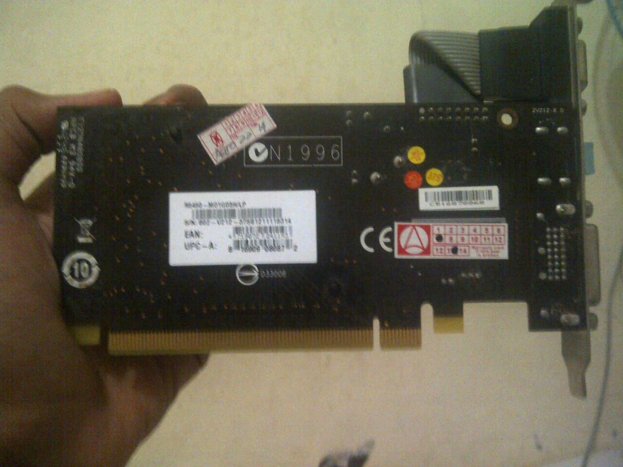 MSI HD 5450 1GB DDR3 Depok ! + RAM DDR2