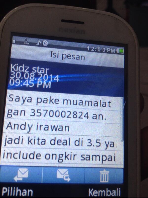 Hati hati dgn penipuan Andy Irawan