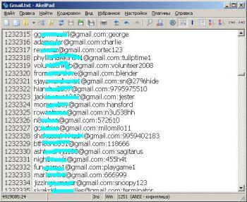 5 Juta akun gmail ter-ekspos secara online 